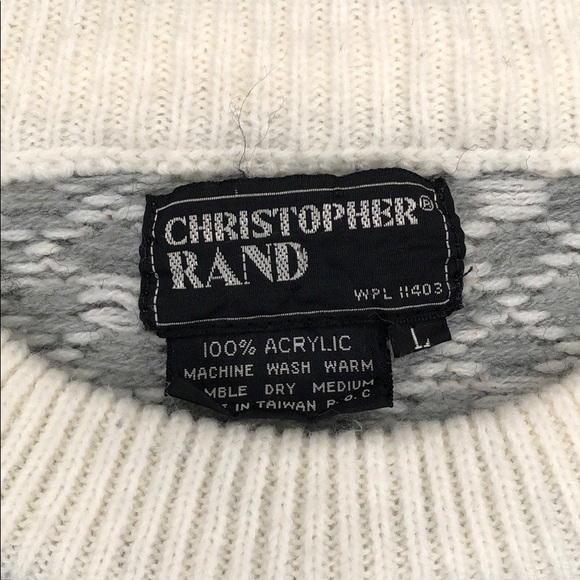 Christopher Rand Christmas Sweater Large - Picture 2 of 3